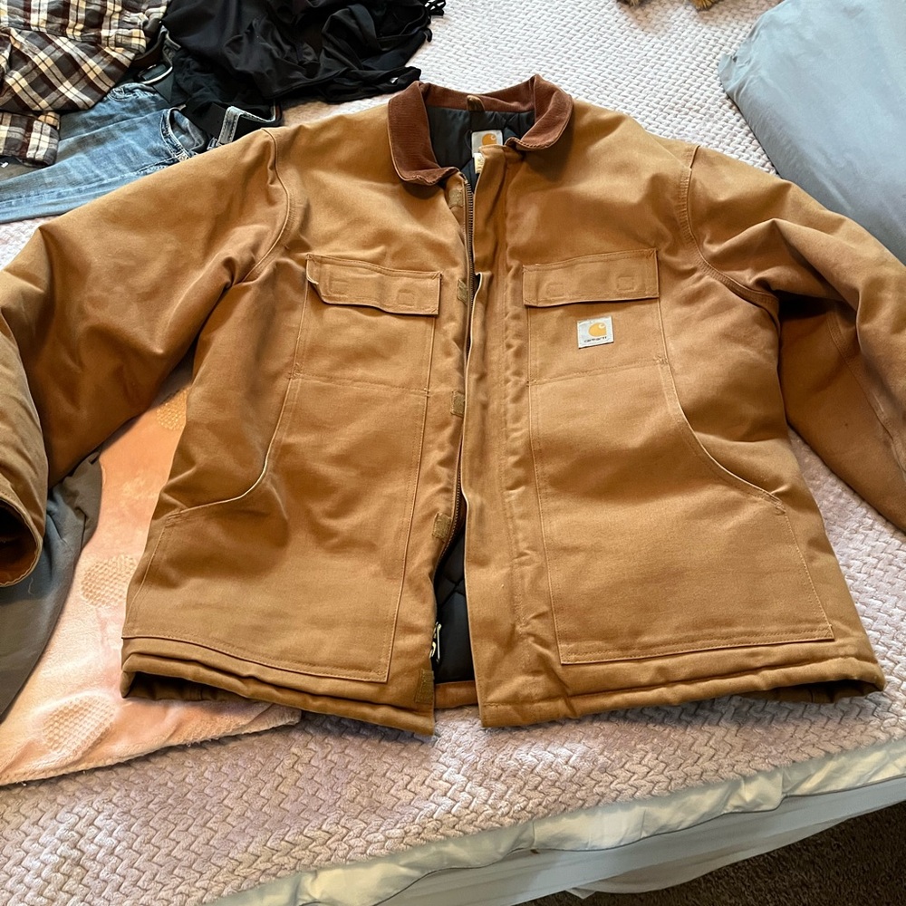 Cathartt loose fit frim duck insulated traditional coat